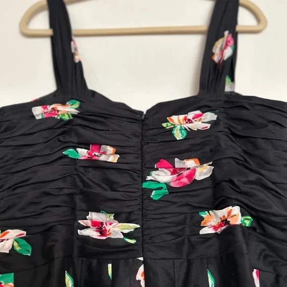 Jones New York Floral Dress with Pleated Ruched Bodice NWT (Size 16) - Picture 8 of 9